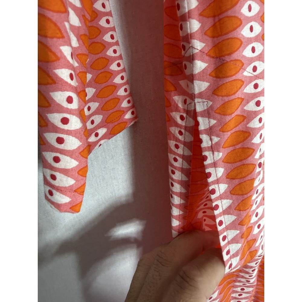 RO'S GARDEN Alessandra Maxi Caftan Colorful Tassels Anthropologie Size Small New - Picture 6 of 14